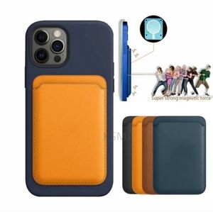 NEW Leather Phone Magnetic Card Wallet Apple Compatible - Multiple Colors Avail!